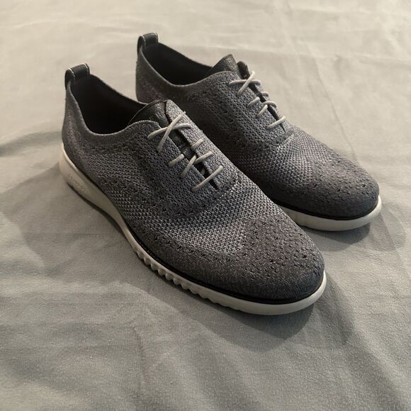 Cole Haan 2.Zerogrand Stitchlite Wingtip Oxford Shoes Mens 11.5 M Knit C27565 main image 7